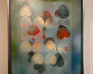 Modernist Oil on Canvas in the Style of Jim Dine