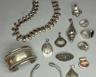 Various Sterling Silver Jewelry