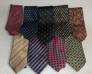 Vintage Silk Ties to include Hermes, Gucci, Ferragamo, Dolce & Gabbana and Others