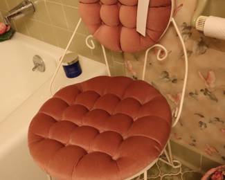 Teeny Original Tufted Velvet boudoir chair