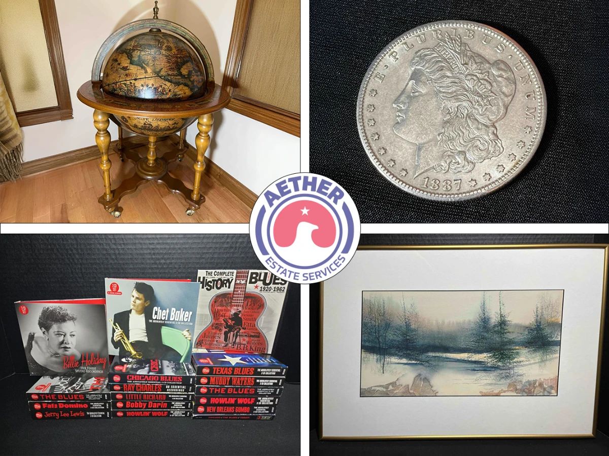 AetherServices OnlineAuctionAuctions EstateSale PlainfieldHoosier coinGlobe