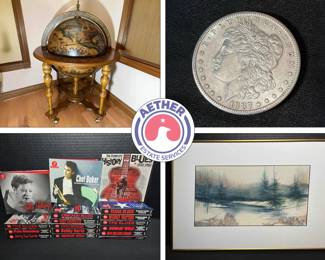 AetherServices OnlineAuctionAuctions EstateSale PlainfieldHoosier coinGlobe
