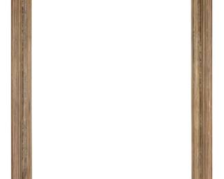 1209 A carved wood frame Parcel gilt and whitewashed Inner: 42" H x 28" W; Outer: 49.5" H x 35" W x 2" D Estimate: $400 - $600