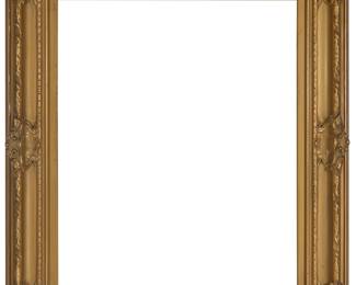1369 A carved giltwood frame With bellflower trim and ribbon accents Inner: 30.25" H x 25" W; Outer: 40.5" H x 35" W x 3.25" D Estimate: $400 - $600