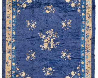 1359 A Chinese rug Late 20th century Wool on cotton foundation 13' 3" L x 9' 11" W Estimate: $1,000 - $2,000