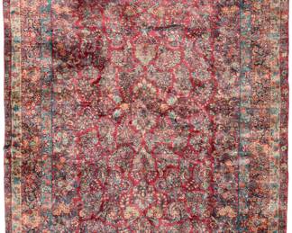 1189 A Sarouk rug Early/mid-20th century Wool on cotton foundation 19' 10" L x 12' 2.5" W Estimate: $1,500 - $2,500