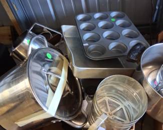 pots,pans, cookware, appliances we have no room for