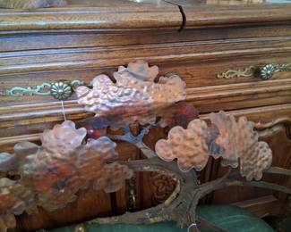 Epic metal tree with burnished cooper...there were two..one for me, one for you.