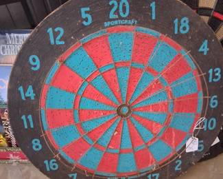 Made in England heavy dartboard.  GREAT as art