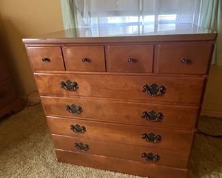 Vintage Ethan Allen Heirloom Collection Maple Dresser