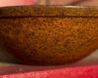 LARGE 19TH CENTURY BURL WOOD BOWL
