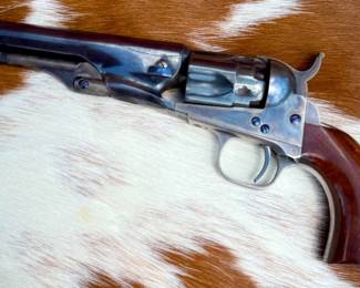 Exceptional Colt Model 1862 Police Pocket Revolver in remarkably well-preserved condition. Retaining an attractive original appearance with crisp lines, strong metal finish, and pleasing walnut grips. A highly desirable Colt revolver showcasing the quality and craftsmanship that made Colt legendary among collectors and historians alike.