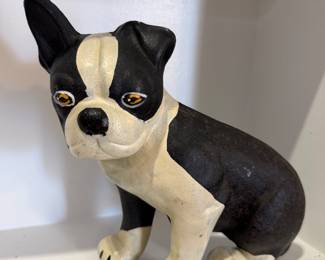 Antique Cast Iron Boston Terrier
