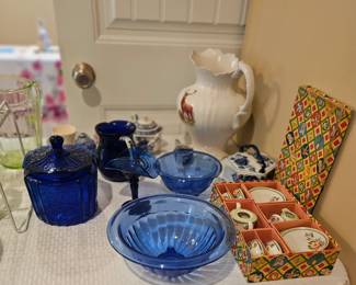 Cobalt blue glass