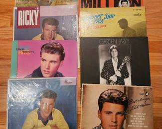 Many Rick Nelson albums and 45s
