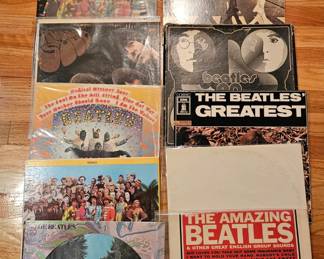 Over 80 Beatles and their solo artist LPs