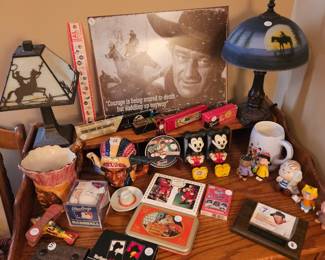 John Wayne, Mickey Mouse