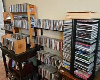 Over 1000 music CDs