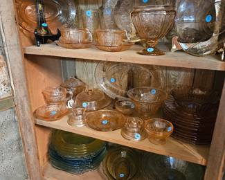 Pink Depression glass
