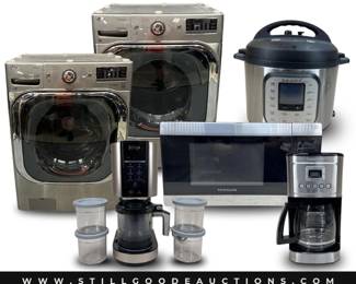 Large appliances, kitchenware, small appliances, tools, hardware, and much more