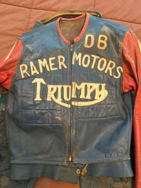 Leather race worn and has patina to prove it. 