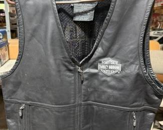 Harley leathers. Riding gear.