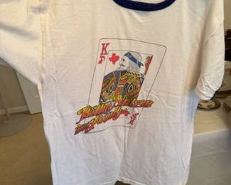 Franks Brothers printing Austin, Tx. Willie Nelson and Family concert T-shirt.