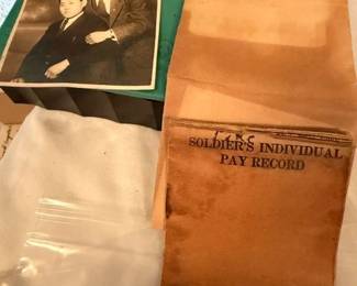 WW II solider ephemera.