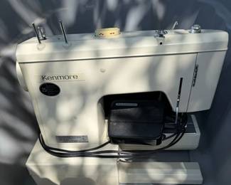 Vintage Kenmore sewing machine.