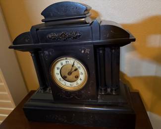 Victorian Marble Mantel Clock