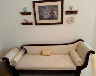 Empire Mahogany Sofa