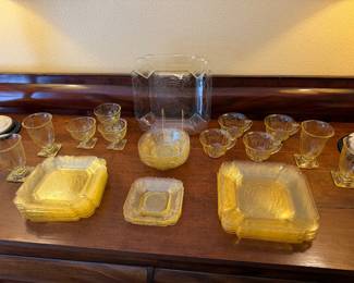 Yellow Loraine by Indiana Glass (Depression Glass)