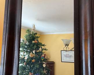Vintage Mirror & Shell Christmas Ornaments