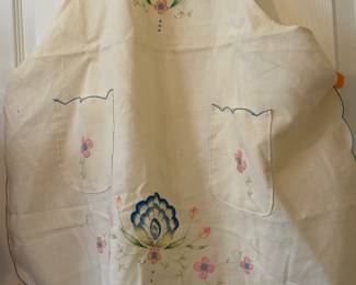 Embroidered vintage aprons 