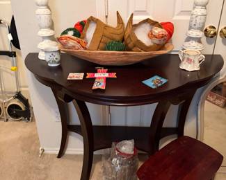 Solid wooden side tables