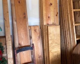 Wooden display pieces 