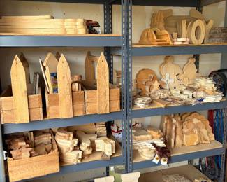 Wood Workers come stock up! We have cutouts waiting for you to finish them!