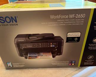 Brand New in the box Epson WorkForce WF-2650 wireless/print/copy/scan/ fax machine