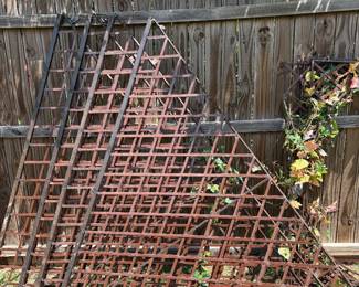 Cast Iron Trellis for gardens