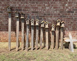 Unique garden bird houses 