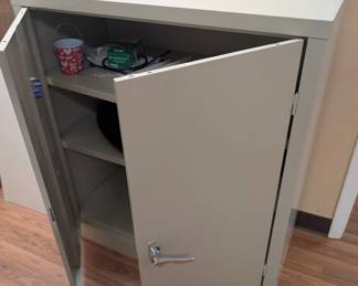 Metal storage cabinet content sold separately