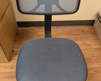One of a number of office chairs, all shapes, sizes and colors