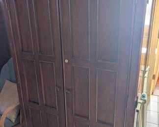 One of two large wardrobes