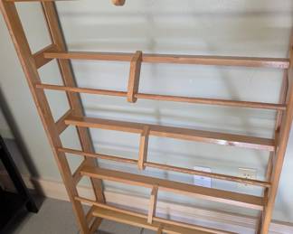 Wooden shoe rack