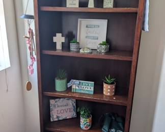 Bookcase content sold separately