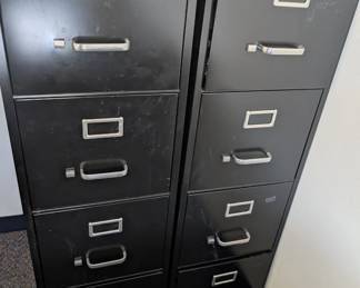 More four-drawer file cabinets metal