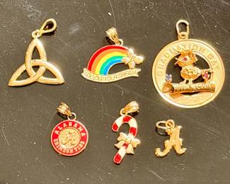 14 K charms (note Crimson Tide)