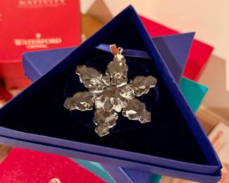 Swarovski Crystal boxed ornaments