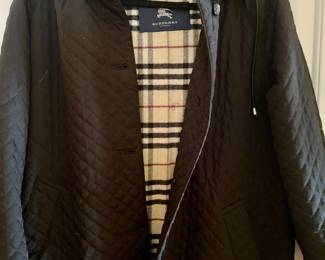 Quilted Burberry w a hood