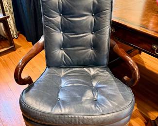 Hancock & Moore leather desk chair (2 available)